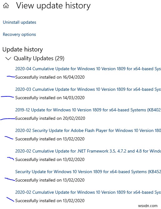 【Windows 10】「PCの電源がオフのため、一部の更新プログラムをインストールできませんでした」エラーの解決方法