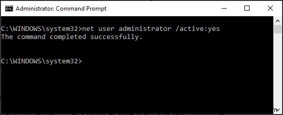 Windows 10で隠し管理者アカウントを有効化する4つの方法