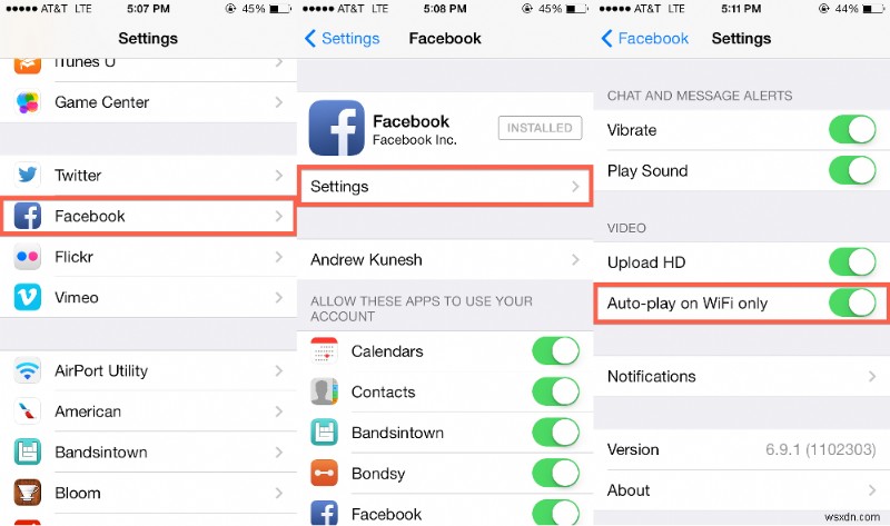Facebookがモバイルデータ通信で動画を自動再生するのを防ぐ、かんたん設定ガイド