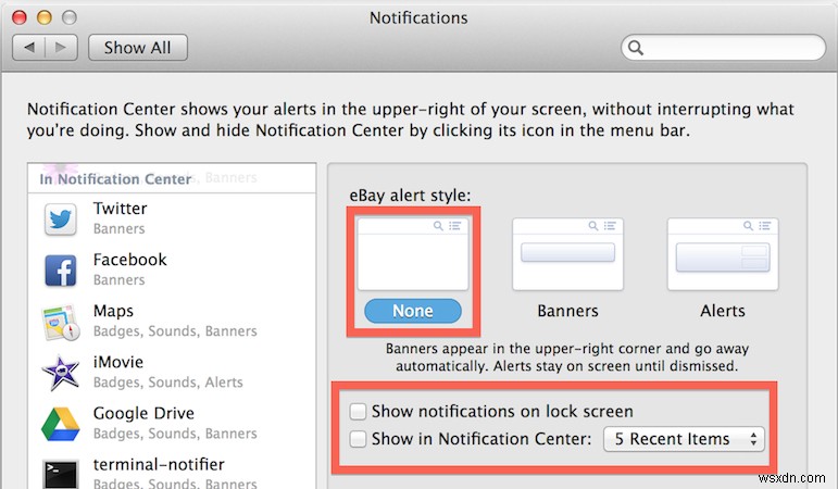 OS X Mavericks でWebサイトからの通知をオフにする方法