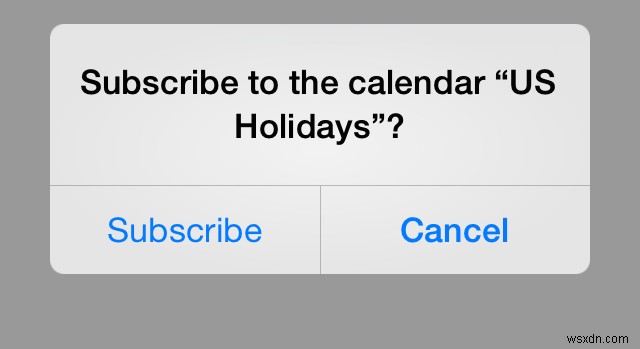 iPhone・iPadのカレンダーアプリに米国の祝日を追加する方法