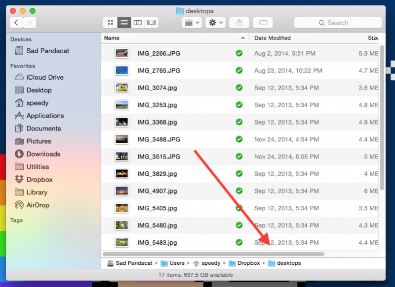 OS X 31日間のヒント:Finderにパスバーを表示して現在地をひと目で把握しよう