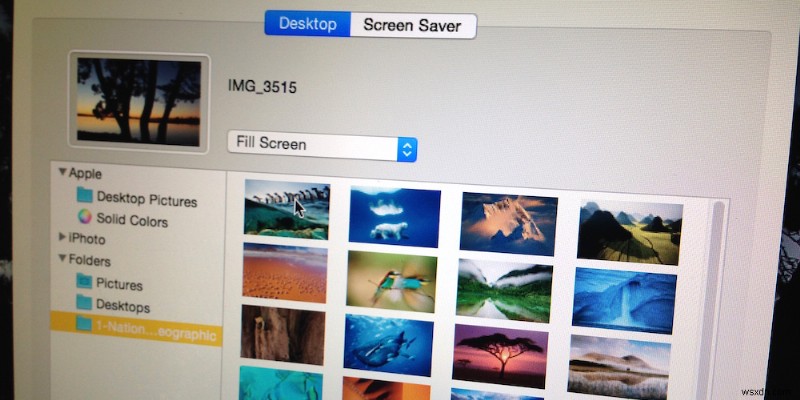 OS X活用術：スクリーンセーバー用画像をデスクトップ壁紙として設定する方法