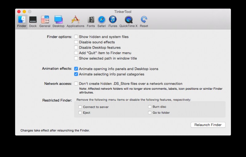 【OS X 31日間のヒント】Tinkertoolで隠されたMacの設定を解放しよう