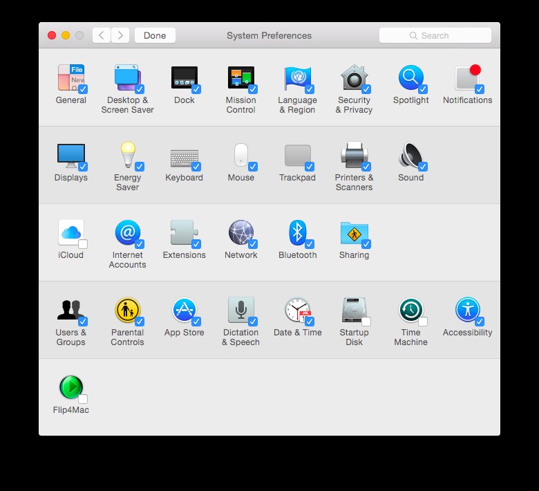 OS X 31日間のヒント:システム環境設定で不要な環境設定パネルを非表示にする方法