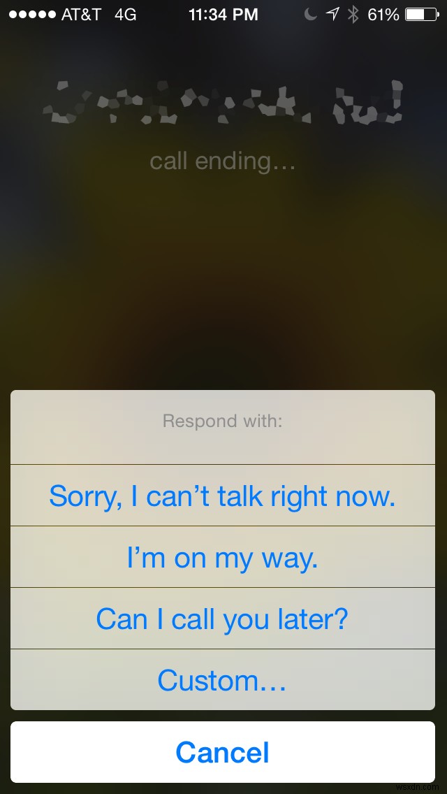 【iOS活用術】出られない着信にはテキストメッセージでスマートに返信しよう