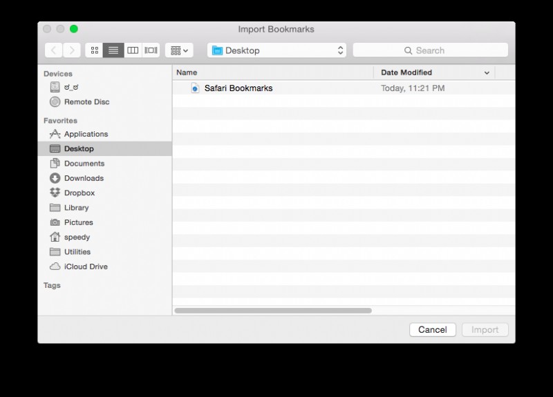 OS X活用術31日間:他のブラウザからSafariへブックマークを簡単に移行する方法