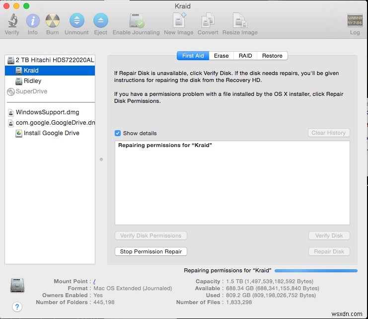 Macがフリーズする？ディスクのアクセス権限を修復して解決する方法