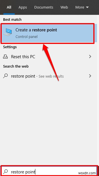 Windows 10でシステムの復元ポイントを手動で作成する方法