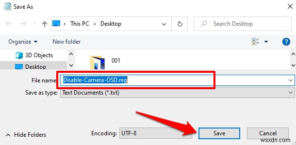 Windows 10でWebカメラのオン/オフ通知（OSD）を有効にする方法