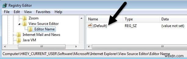 IE 8〜11でWebページのソース表示エディターを変更する方法