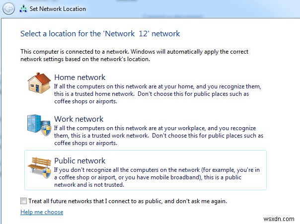 Windows 7・8・10でパブリックネットワークからプライベートネットワークへ変更する方法