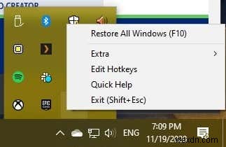 Windowsのプログラムをシステムトレイ（通知領域）に最小化する3つの方法