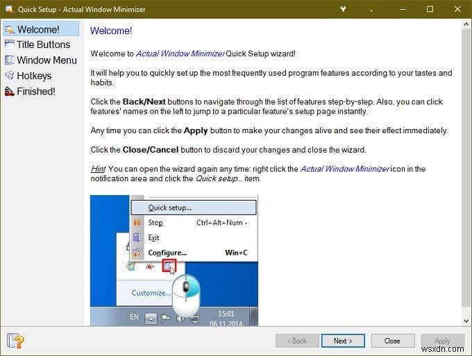 Windowsのプログラムをシステムトレイ（通知領域）に最小化する3つの方法