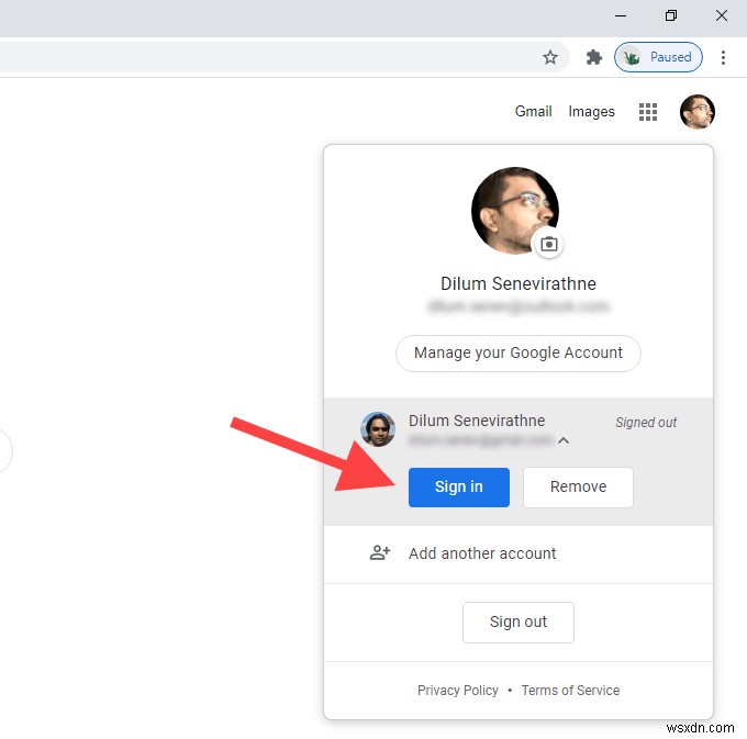 ブラウザでデフォルトのGoogleアカウントを変更する2つの方法
