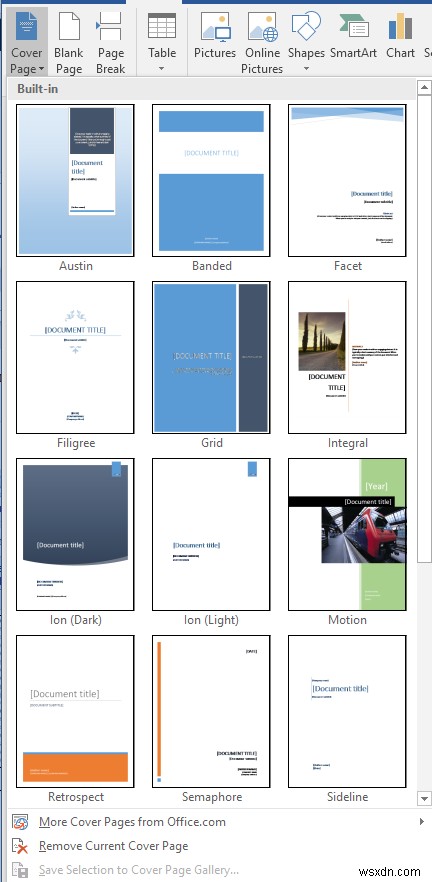 Wordで表紙を挿入する方法|文書をプロフェッショナルに仕上げる表紙の追加手順
