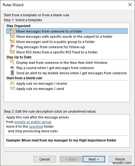 【Outlook】ルールを使って受信メールを自動的にフォルダへ振り分ける方法