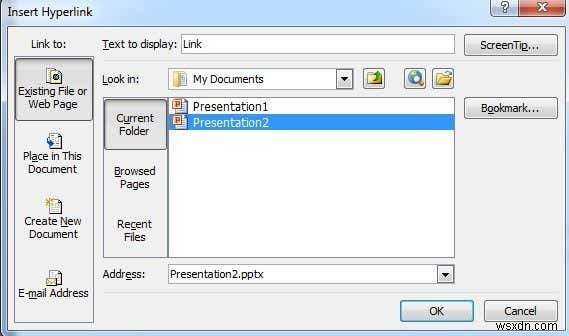 PowerPointから別のプレゼンテーションの特定のスライドへリンクを設定する方法