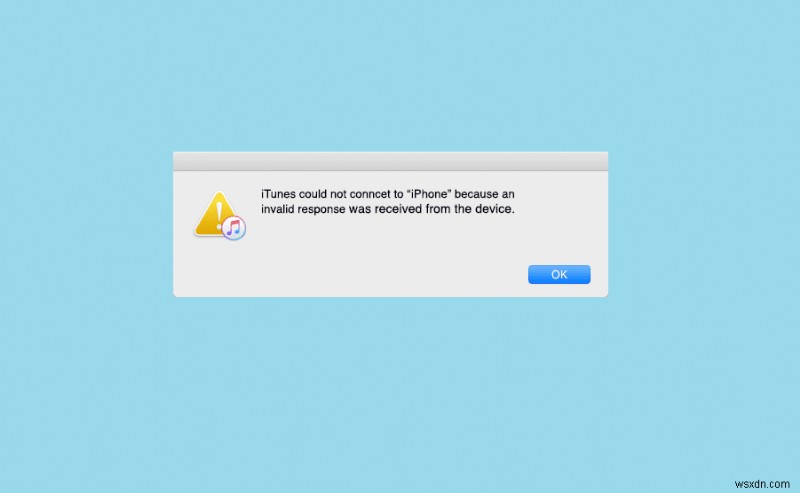 iTunesで「デバイスから無効な応答が返されました」エラーを修正する7つの方法