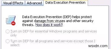 Windows 10でDEP(データ実行防止)を無効にする方法