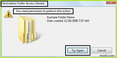「宛先フォルダーへのアクセスは拒否されました」エラーを修正する5つの方法【Windows 10】