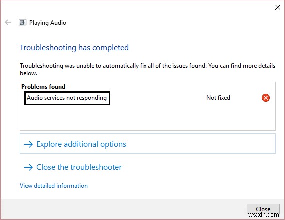 Windows 10で「オーディオサービスが応答しません」エラーを修正する6つの方法