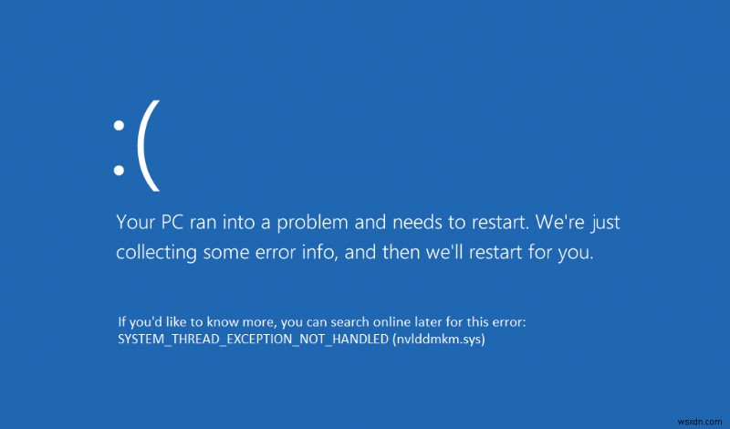 【Windows 10】SYSTEM_THREAD_EXCEPTION_NOT_HANDLEDエラーの原因と4つの解決策