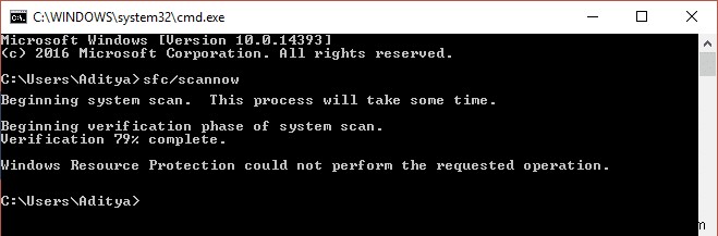 【解決済み】「Windowsリソース保護は、要求された操作を実行できませんでした」エラーの直し方