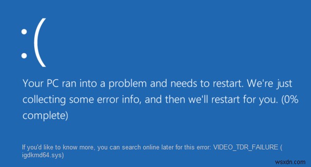 igdkmd64.sysのブルースクリーンエラー（BSOD）を解決する5つの方法