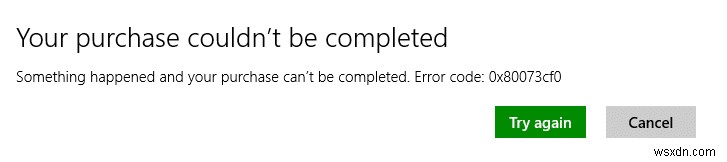 Windowsストアのエラー0x80073cf0を解決する方法