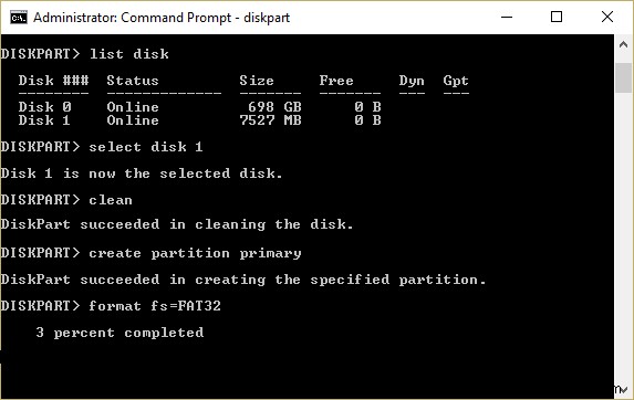 「Windowsはフォーマットを完了できませんでした」エラーの解決方法
