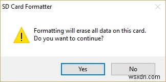 「Windowsはフォーマットを完了できませんでした」エラーの解決方法