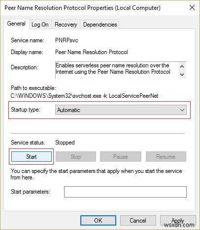 Peer Name Resolution Protocolサービスが起動しない場合の対処法|エラー0x80630203などの解決手順