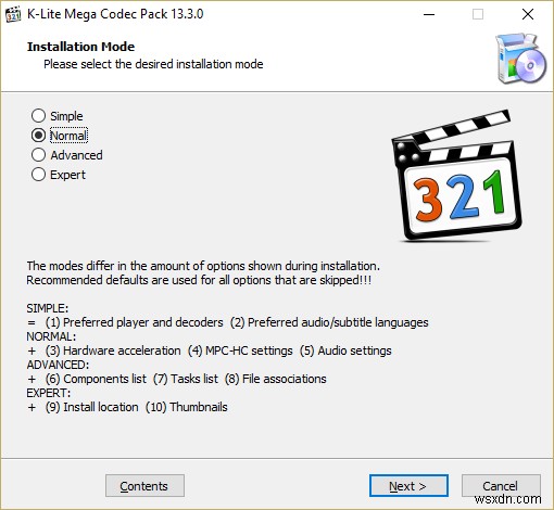 Windows Media Player で MOV ファイルが再生できないときの対処法