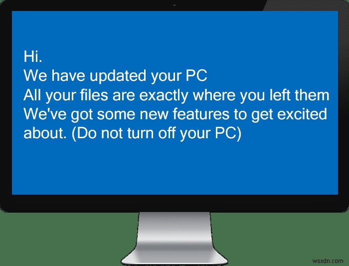 Windows 10更新後の「すべてのファイルは元の場所にあります」メッセージの意味と対処法