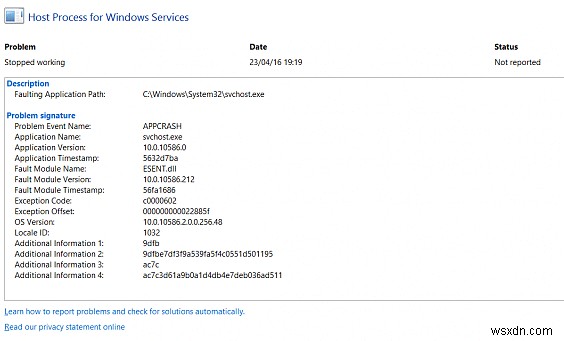 「Windows サービスのホスト プロセスは動作を停止しました」エラーの解決方法7選
