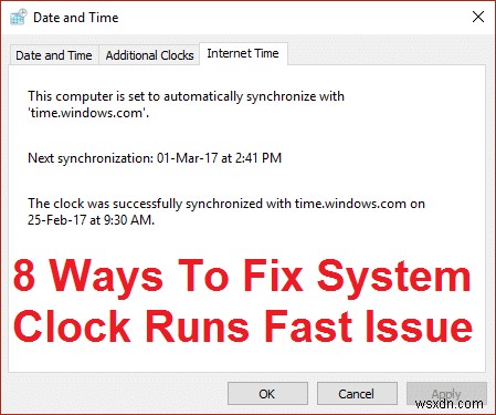 【Windows 10】PCの時計が進む問題を解決する8つの対処法
