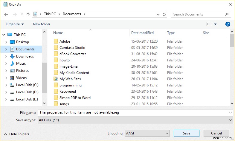 【Windows 7/10】「このアイテムのプロパティは利用できません」エラーの修正方法