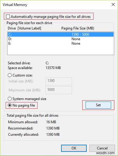 Windowsのページファイルと休止状態を無効化してディスク容量を解放する方法