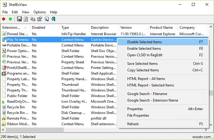 Windows 10の右クリックメニューから「デバイスへのキャスト」を削除する2つの方法