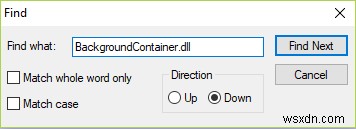 【解決方法】Windows起動時に表示されるBackgroundContainer.dllエラーの対処法