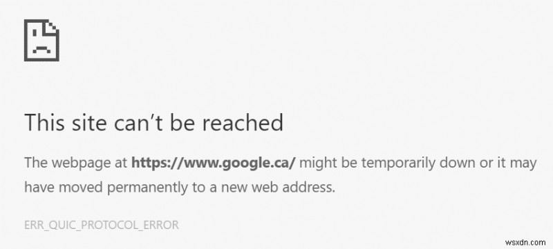 【解決済み】ChromeでERR_QUIC_PROTOCOL_ERRORが発生したときの対処法