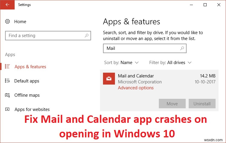 【Windows 10】メール・カレンダーアプリが起動時にクラッシュする問題の解決方法