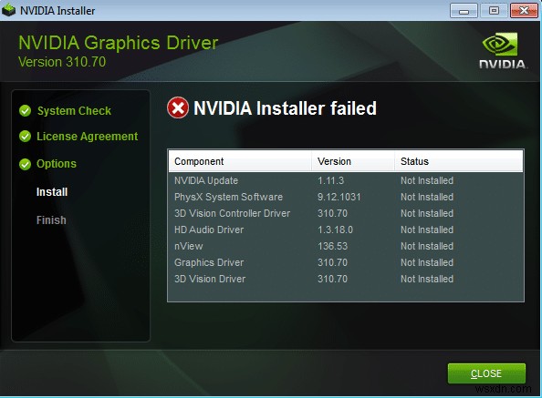 Windows 10で「NVIDIA Installer Failed」エラーが出る原因と8つの解決策