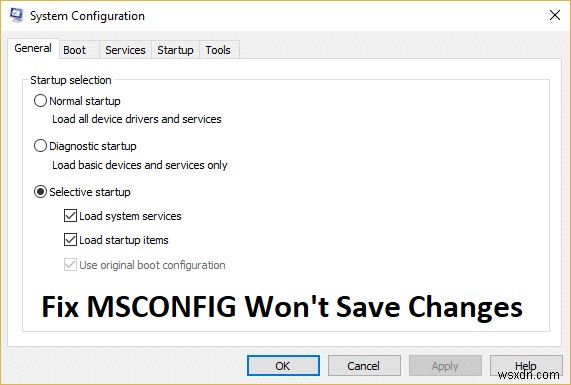 Windows 10でMSCONFIGの変更が保存されない問題を解決する7つの方法
