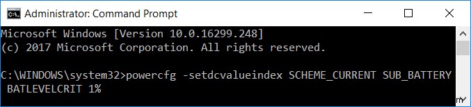 Windows 10でバッテリーの重要レベルを変更する方法｜1%まで下げる2つの手順