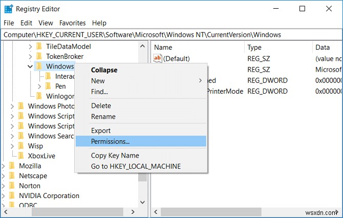 Windows 10でデフォルトのプリンターを設定できないエラー0x00000709の解決方法