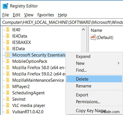 Windows 10 で Microsoft Security Essentials をアンインストールする方法【エラー0x8004FF6F対策】