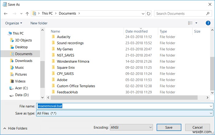 Windows 10 で Microsoft Security Essentials をアンインストールする方法【エラー0x8004FF6F対策】
