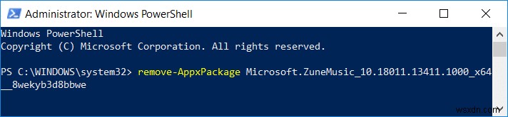 Windows 10からGroove Musicを完全にアンインストールする方法